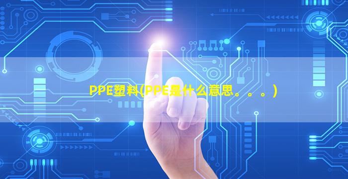 PPE塑料(PPE是什么意思。。。)